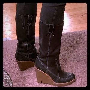 Michael Kors calf leather boots